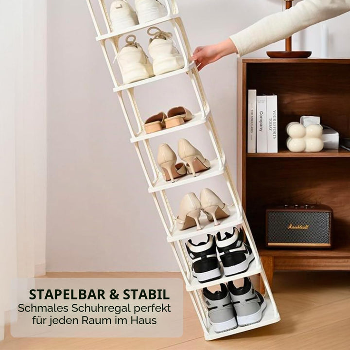 Shoe Organizer Mit Allen Arten Von Schuhen Kompatibel. Schuhorganizer Platzsparend Um Den Schrank Zu