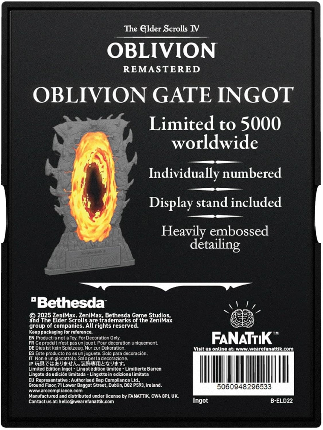 The Elder Scrolls IV: Oblivion Gates Ingot