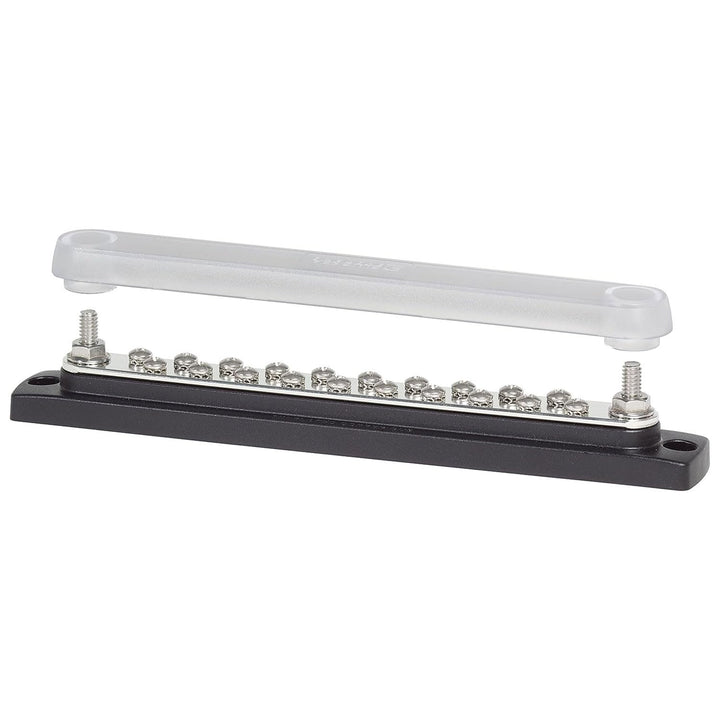 Blue Sea Systems Mini-Sammelschiene, 100 A, 1 Stück 150a, 20 Schrauben mit Abdeckung, 150a, 20 Schra