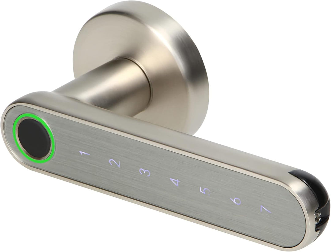 Miratic Elektronisches Türschloss mit Touch-Tastatur und Smart-Funktion - Fingerabdruckleser, Blueto