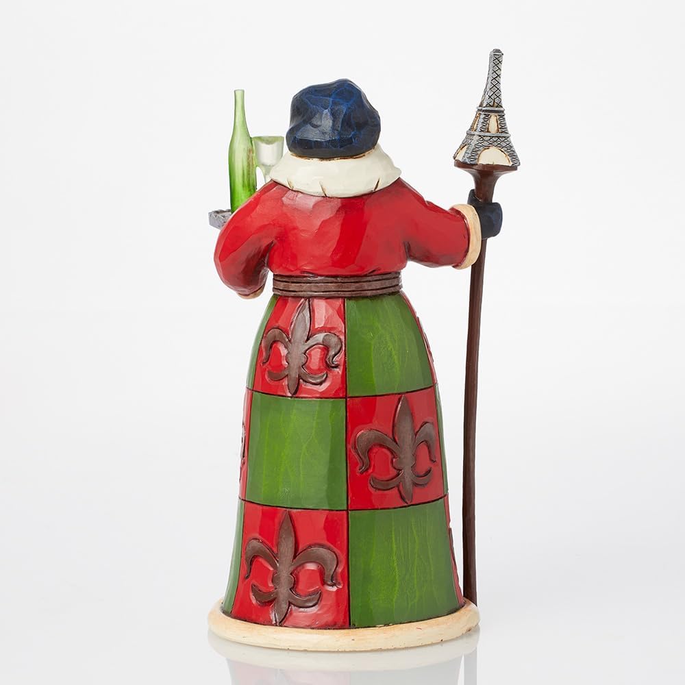 Enesco Jim Shore Heartwood Creek Figur, französischer Weihnachtsmann, Kunstharz, Französischer Weihn