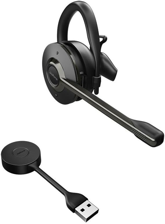 Engage 55 SE Convertible Headset UC mit Ohrbügel, Link 400a DECT Adapter USB-A, Engage 55 Deskstand,