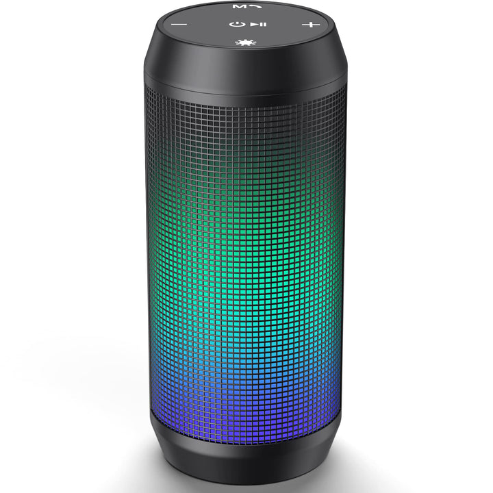 Bluetooth Lautsprecher Tragbarer Musikbox LED Bluetooth Box Kabellos mit Freisprechfunktion für Hand
