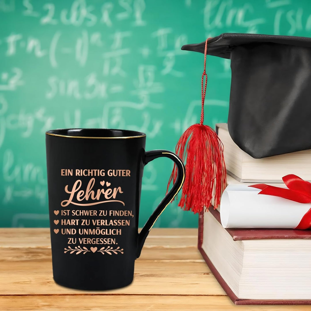 Lehrer Geschenk Tasse, Abschiedsgeschenk Lehrer, Geschenke für Lehrer zum Abschied, Bester Lehrer Ge
