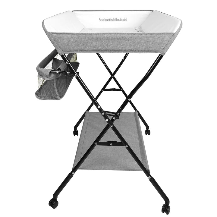 Wickeltisch Faltbar und Tragbar 3 in 1, max. Belastung 25 kg für neue, Wickeltisch mit Aufbewahrungs