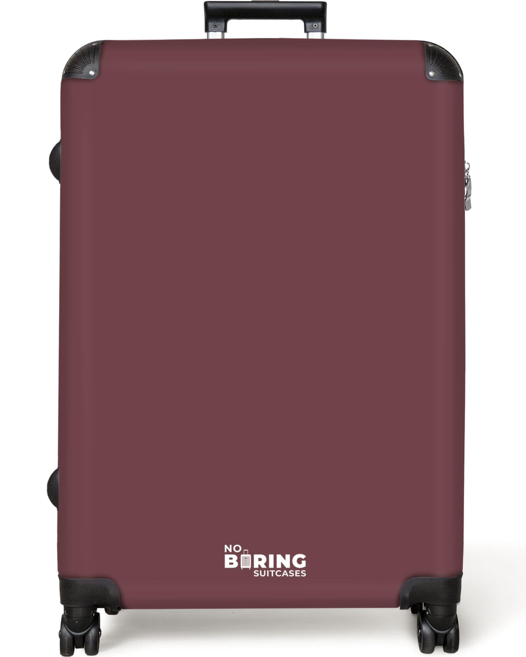 NoBoringSuitcases.com® Koffer XL Gross 77x51.5x28 cm Reisekoffer mit 4 Rollen Leicht Trolley Hartsch