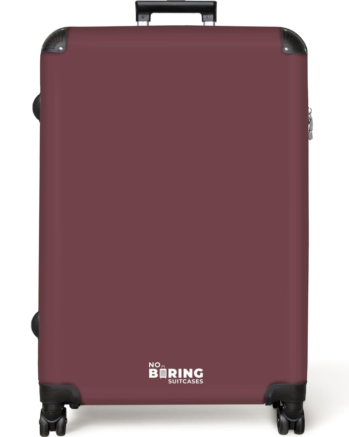 NoBoringSuitcases.com® Koffer XL Gross 77x51.5x28 cm Reisekoffer mit 4 Rollen Leicht Trolley Hartsch