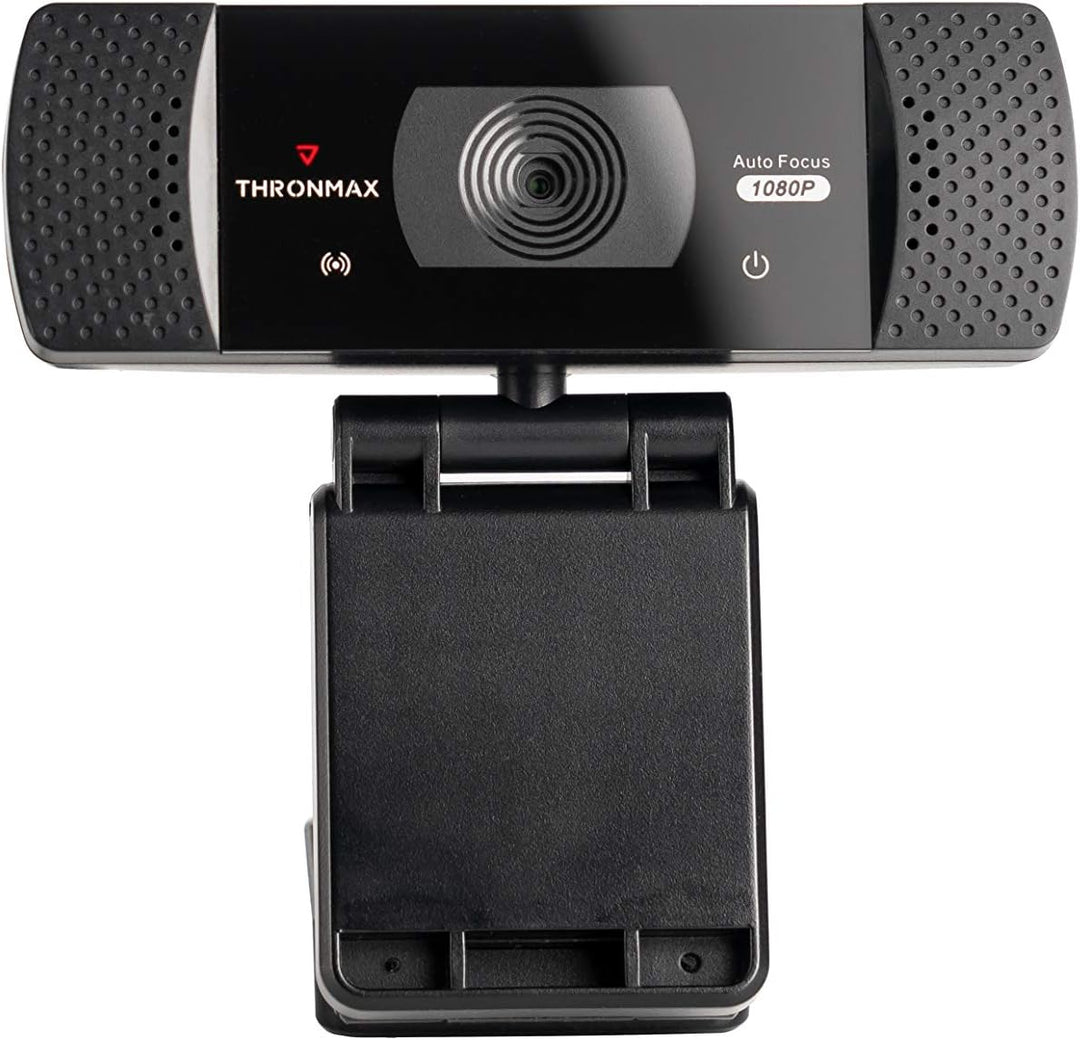 THRONMAX Stream GO X1 PRO 1080P Full HD Webcam with Auto Focus, Built-In Noise-Reducing Dual Microph