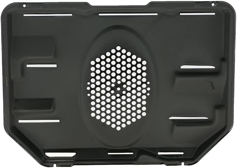 Masterpart Backofen-Rückwand Lüftermotor hinten Metall Schutzplatte schwarz passend für Logik Öfen u