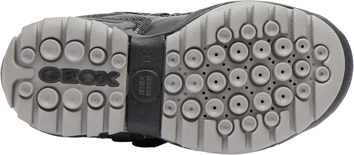 Geox Jungen J New Savage Boy B A Sneaker 24 EU Black Petrol, 24 EU Black Petrol