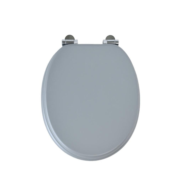 SAINOS MDF-Toilettensitz mit Soft-Close-Mechanismus, O-förmiger Toilettensitz mit verstellbaren Scha