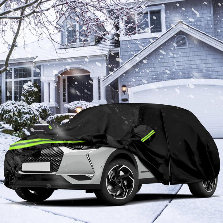 Autoabdeckung Passend für Citroen DS3/DS 3 Crossback 2009-2025, wasserdichte Vollgarage Autoplane mi
