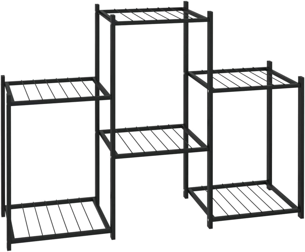 puraday 83x25x60 cm Pflanzenständer Balkon Blumenregal Outdoor Blumenständer Modern Blumenständer Me