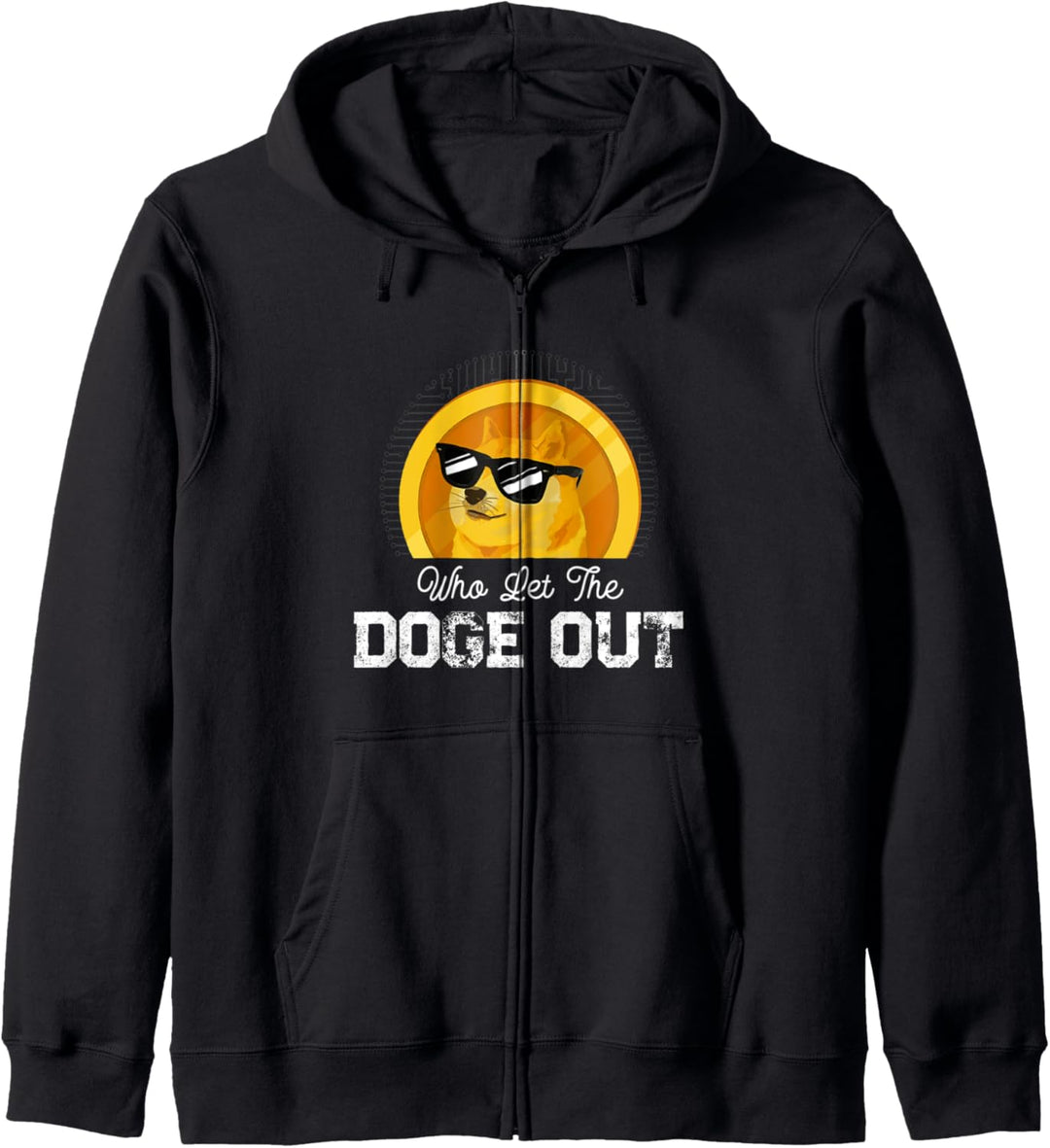 Who Let the Dogecoin Out Kapuzenjacke