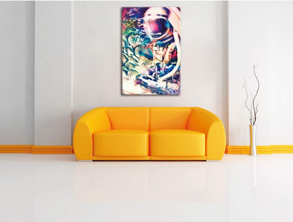 Space trippin Leinwandbild Bild auf Leinwand, XXL riesige Bilder fertig gerahmt mit Keilrahmen, Kuns