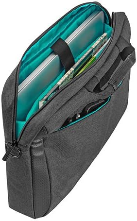 PEDEA "Lifestyle" Notebooktasche für 15,6 Zoll (39,6cm) mit Zubehörfach/Schultergurt mit schnurloser