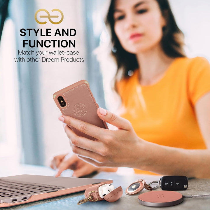 dreem Fibonacci Schutzhülle für iPhone X/XS, magnetisch, stossfest, 2-in-1-Schutzhülle, mit abnehmba
