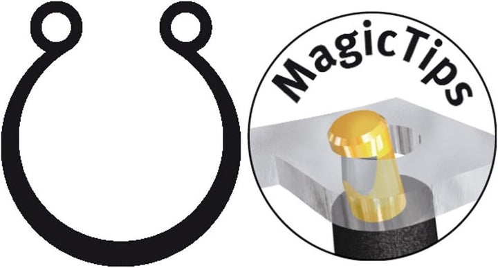 Wiha Sicherungsringzange Classic mit MagicTips® für Aussenringe (Wellen) mit gerader Form (34700) A