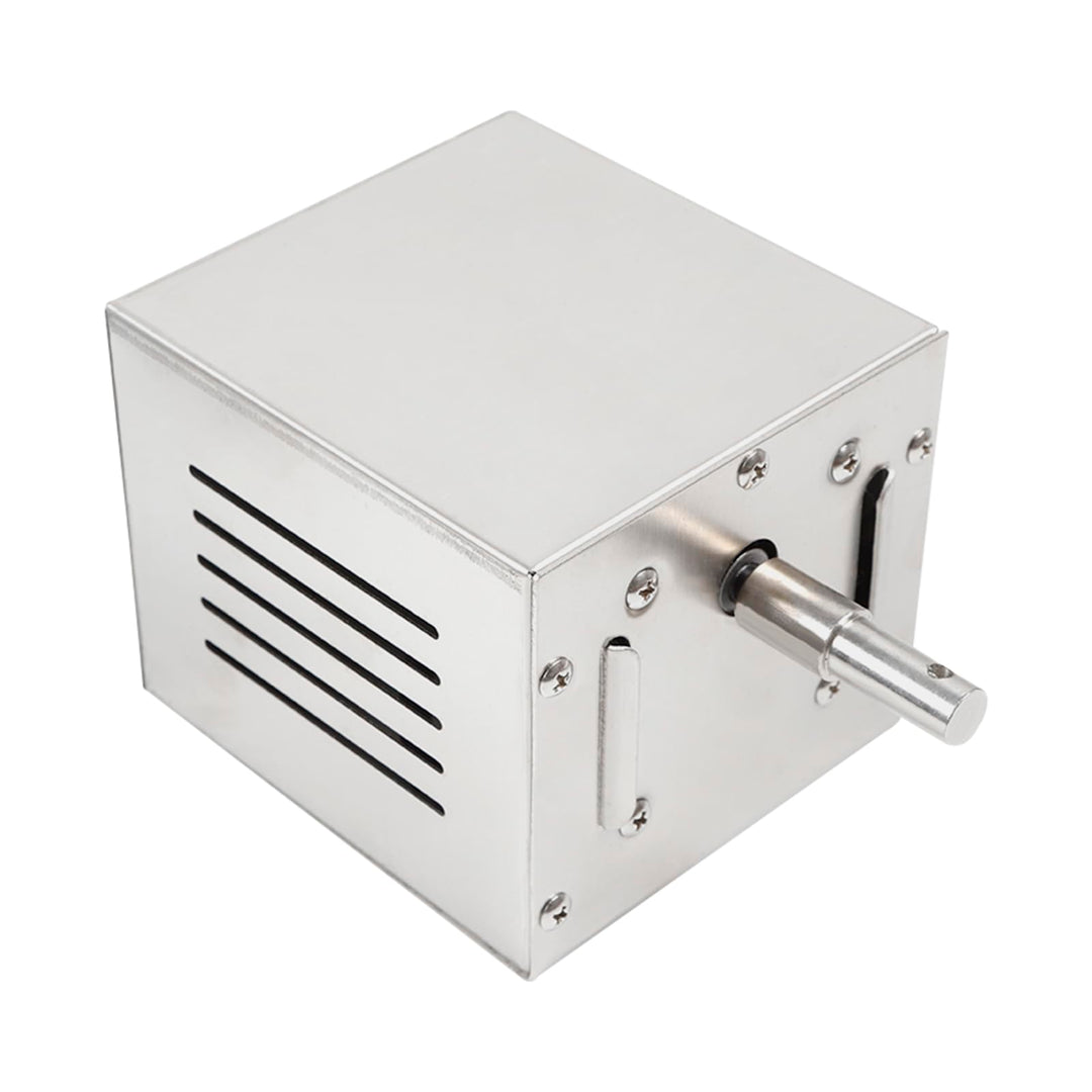 25W Grillmotor für Grillspiess, 80-100kg Edelstahl Grillmotor, Edelstahl BBQ Grill Zubehör, BBQ Roti