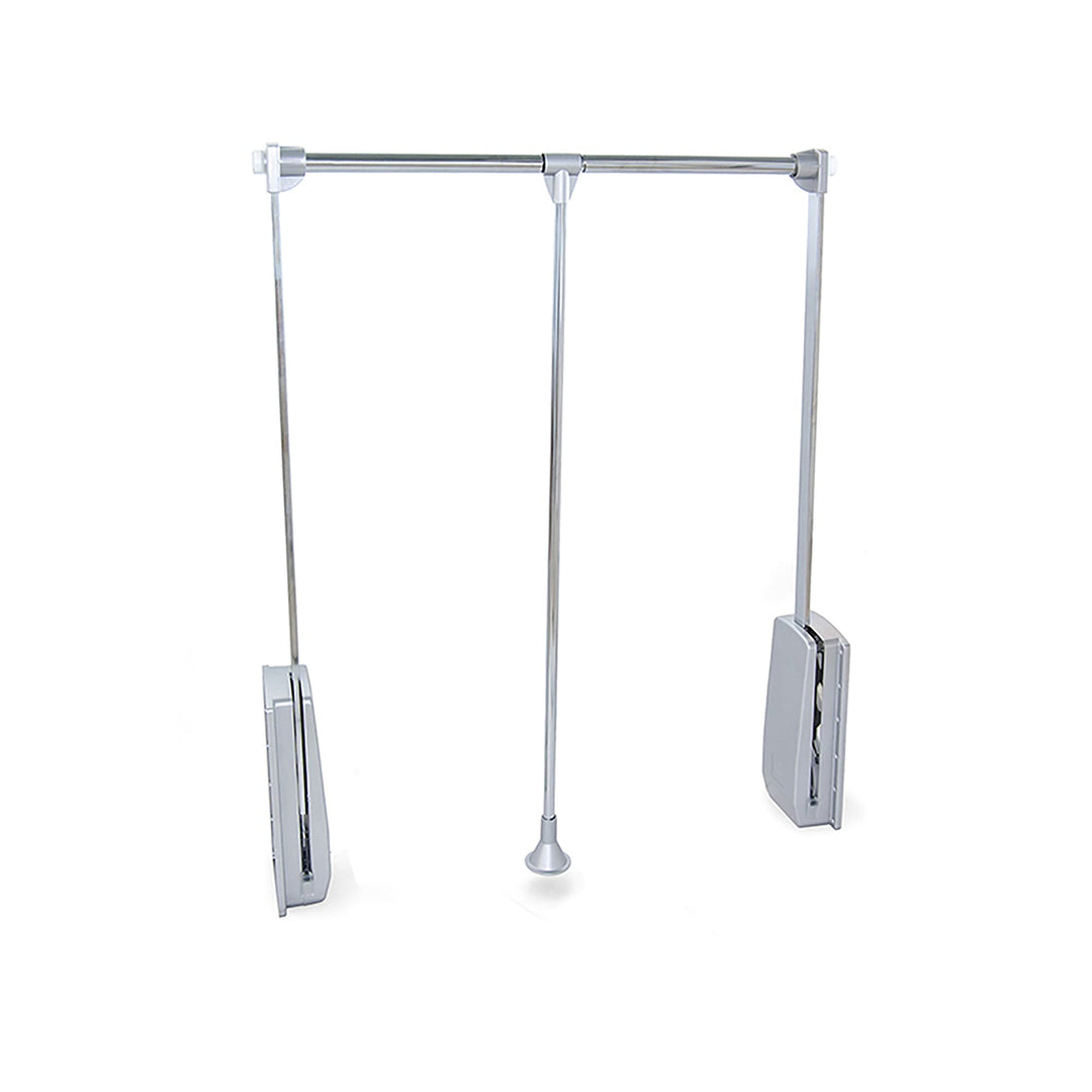 Emuca - Kleiderlift für Schrank, Ausziehbarer Kleiderlift 830-1150mm Breite, Schrankinnenseiten Mont