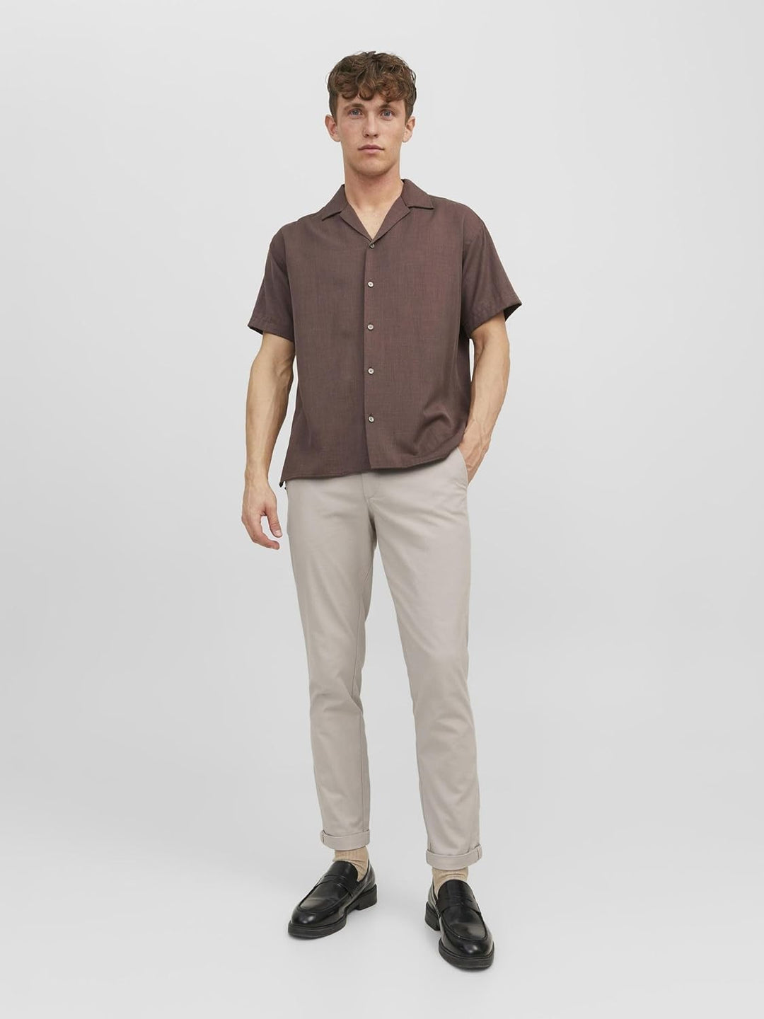 JACK & JONES Herren Chino Hose Jpstmarco Jjfury AKM Noos 36W / 34L High-rise, 36W / 34L High-rise