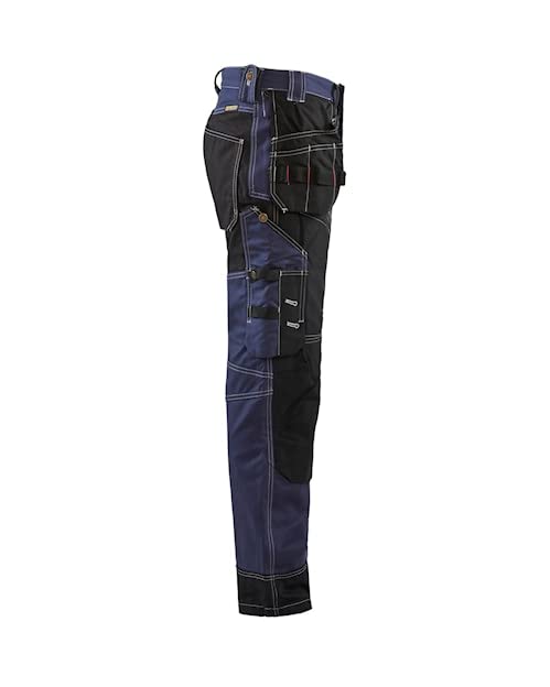 Blåkläder 15001370 Werker Hosen X1500, Dunkelblau, D124 D124 Navy Blue / Black, D124 Navy Blue / Bla