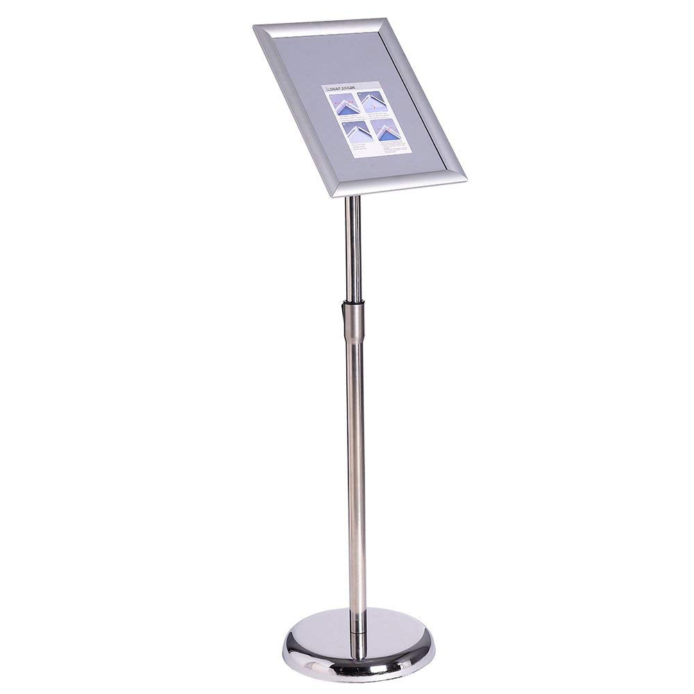 VAIIGO Infoständer Höhenverstellbar Aluminium DIN A3 Plakatständer Informationsständer Präsentations