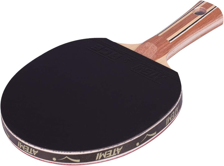 Atemi 5000 Tischtennisschläger | Carbon-Balsa-Holz | Profi-Schläger | Speed 100, Spin 100 &amp; Control