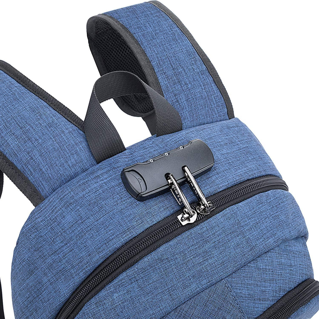 Tzowla Laptop Rucksack Herren und Damen, Reiserucksack Wasserdicht Anti-Diebstahl mit USB-Ladeanschl
