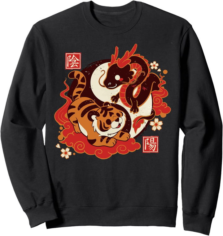 kawaii tiger und drache japan Sweatshirt