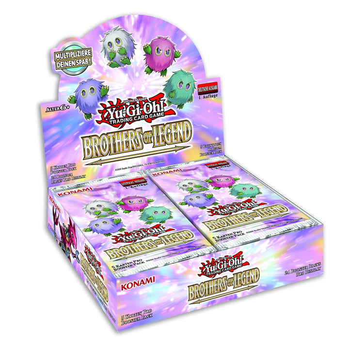 Yu-Gi-Oh! TRADING CARD GAME Battles 2021-Display Display Brothers of Legend-Deutsche Ausgabe, Mehrfa
