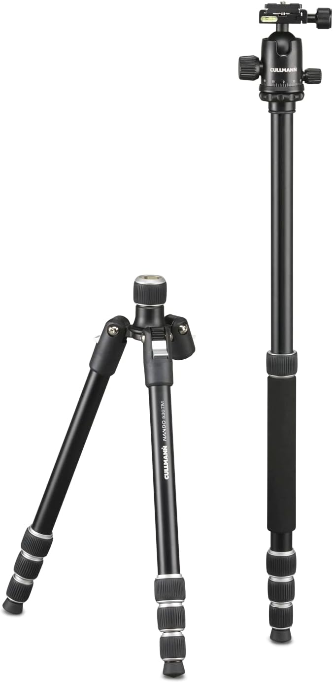 Cullmann - Nando - 52323-530TM RB8.5 - Stativ - Aluminium - Reisestativ - Leichtgewicht - Schnellspa