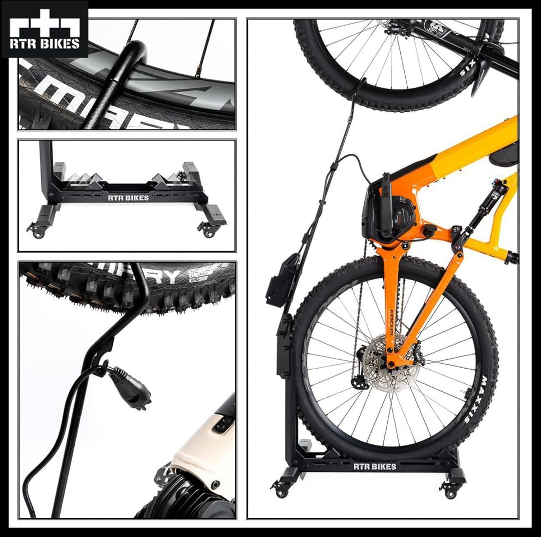 RTR BIKES Brutus UP PRO Professional Freistehender Fahrradständer ohne Befestigung - Ideal für Ihre