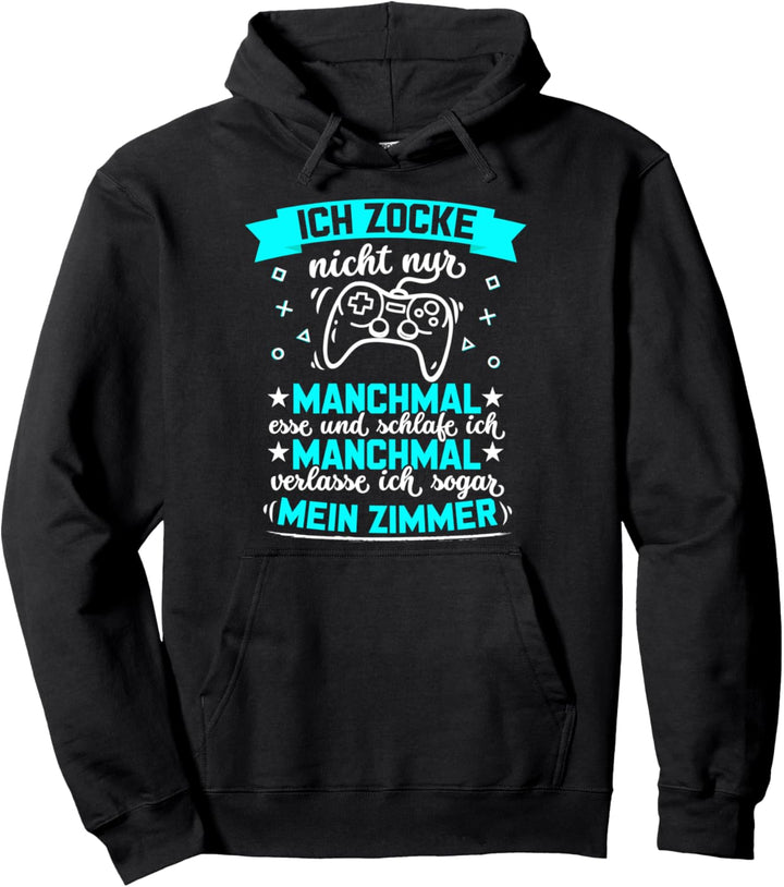 Zocker Video Gamer Games Pc Lustiges Gaming Spruch Geschenk Pullover Hoodie
