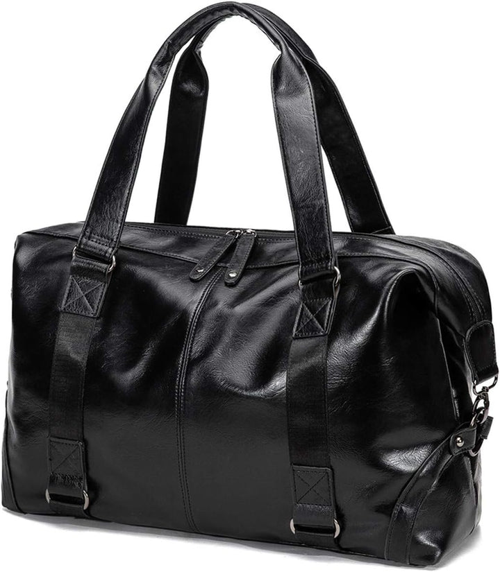 Reisetasche Wasserdichtes Leder Weekender Übernachtungs-Reisetaschen Fitnessstudio Sportgepäcktasche