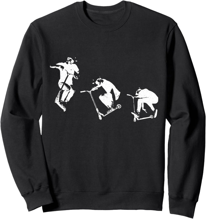 Scooter Stunt Stunts Tretroller Geschenk Sweatshirt