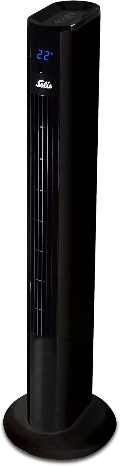 Solis Easy Breezy 757 Ventilator Leise - Turmventilator - Ventilator mit Fernbedienung und Temperatu