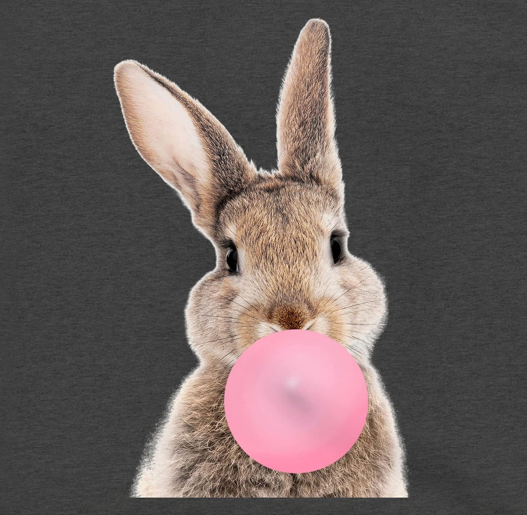 Shirtracer - Kinder Hoodie Jungen Mädchen - Hase Kaugummi I 152 7 Anthrazit Meliert, 152 7 Anthrazit