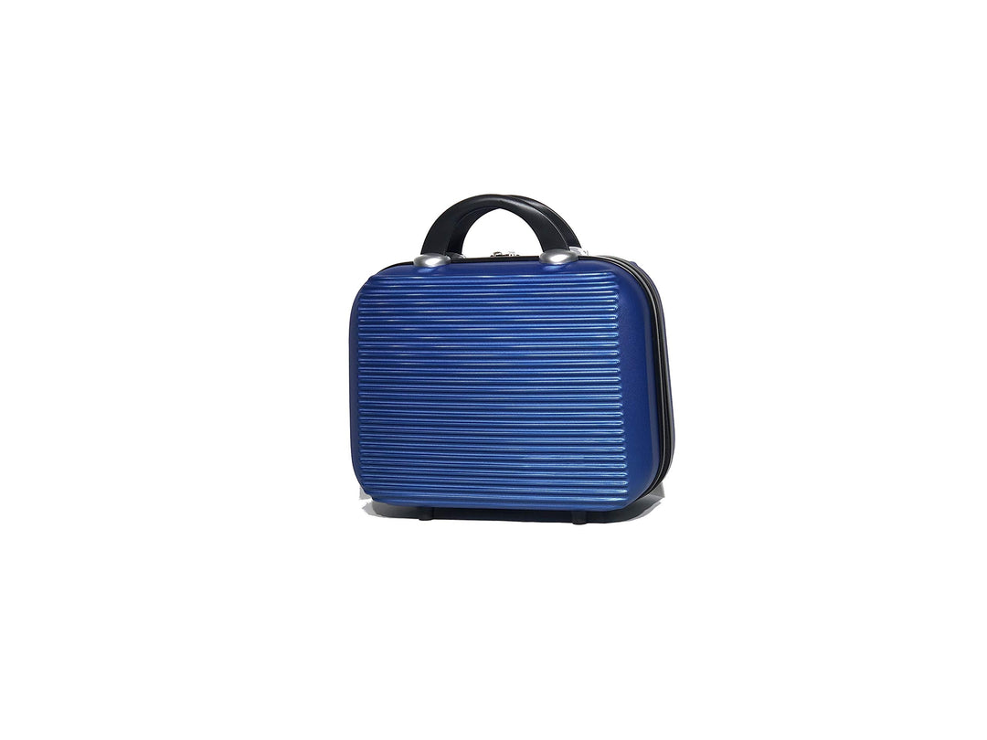 Kabine/Mittelgrosser Koffer mit oder ohne Vanity, Blau - 5859, Vanity 15 Pouces