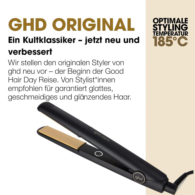 ghd Original Styler - Professioneller Haarglätter für poliertes, weiches und glänzendes Haar, sorgt