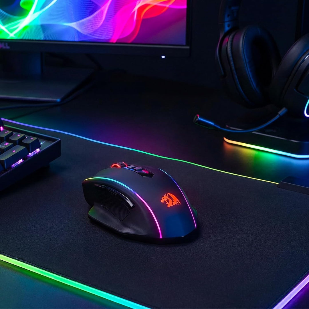 Redragon M686 Vampire Elite Kabellose Gaming Maus, 16000 DPI Kabelgebunde/Kabellose Maus mit Profess