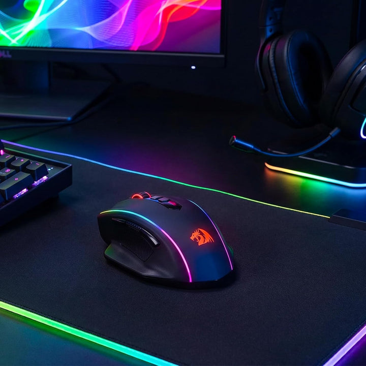 Redragon M686 Vampire Elite Kabellose Gaming Maus, 16000 DPI Kabelgebunde/Kabellose Maus mit Profess