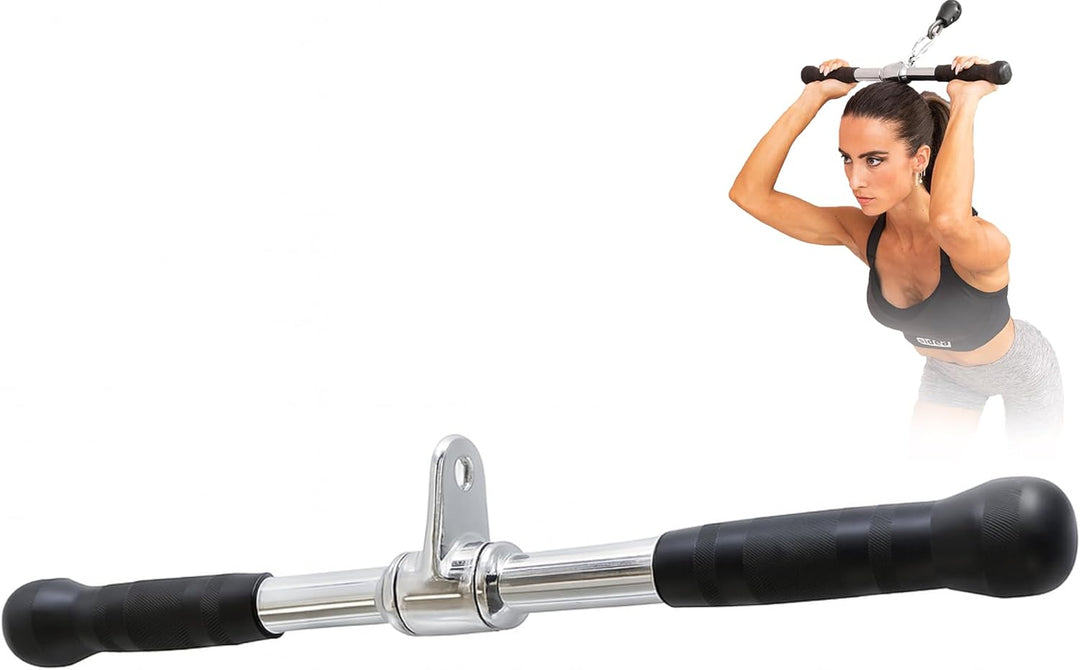 MuscleForge® Aufsatz für Latzug, Seilzug, Griff mit Drehbarem für Kabelmaschine, Kabelzug Griff für