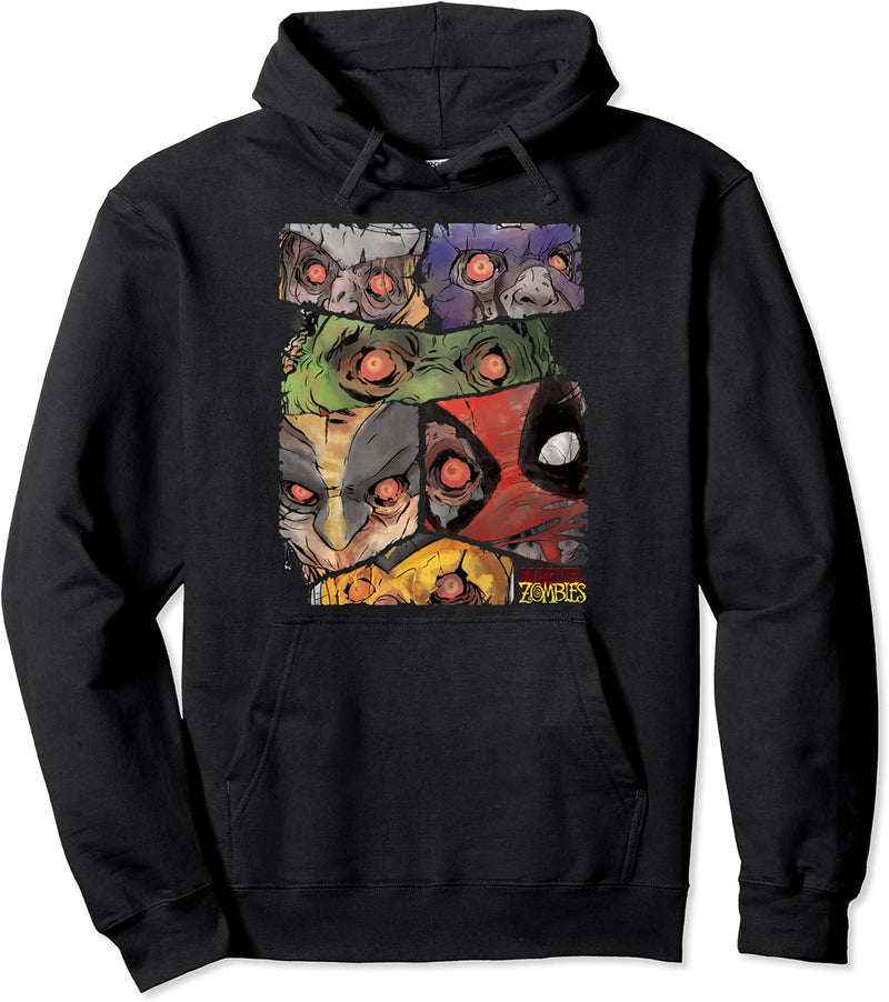 Marvel Zombies Group Shot Panels Pullover Hoodie