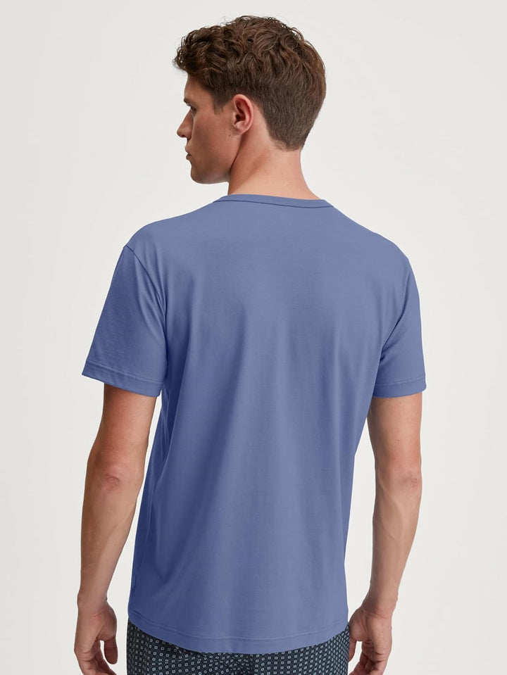 CALIDA Herren Rmx Sleep Shirt T-Shirt (1er Pack) 46-48 Coastal Fjord, 46-48 Coastal Fjord