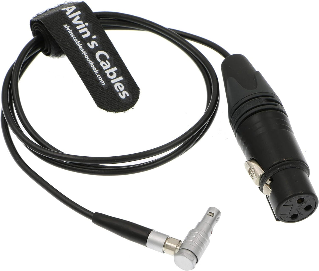 Alvin's Cables 5 Pin 00B Stecker auf XLR 3 Pin Buchse Kabel für Arri Alexa Mini Audio 1M Gerade 5 Pi