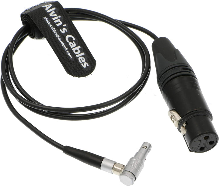 Alvin's Cables 5 Pin 00B Stecker auf XLR 3 Pin Buchse Kabel für Arri Alexa Mini Audio 1M Gerade 5 Pi
