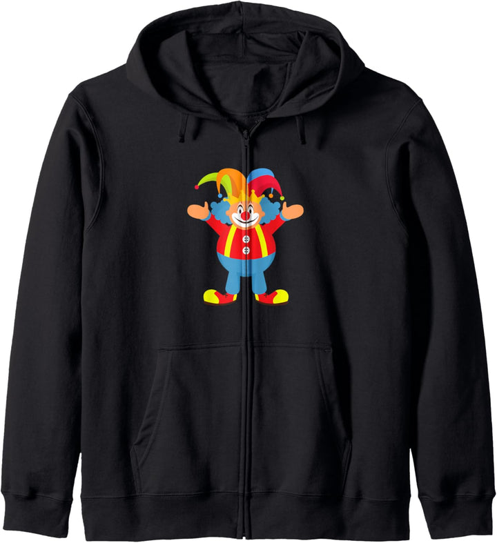 Zirkus-Clown Kapuzenjacke