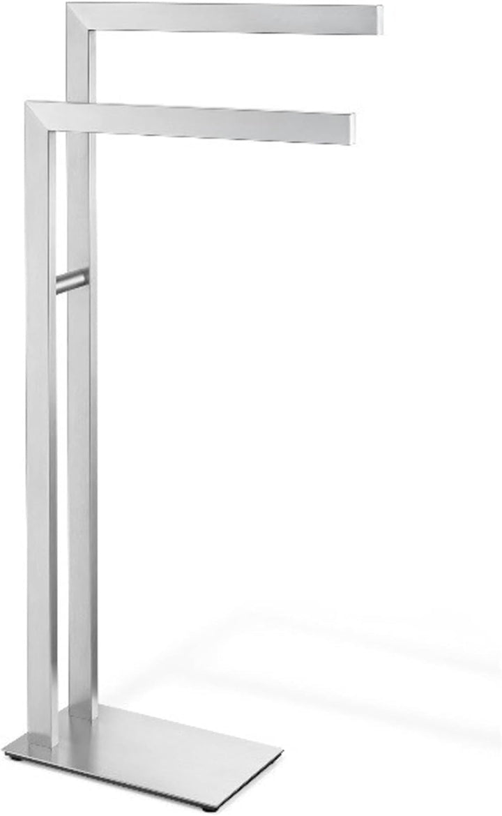 ZACK 40377 "LINEA" Handtuchständer, Edelstahl matt, 80.0 x 15.0 x 38.5 cm Stainless Steel Metallic,