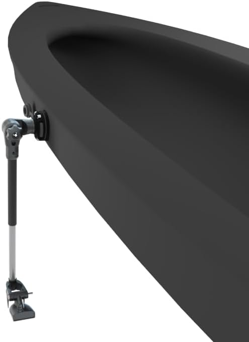 Fasten Teleskop Geberstange für Echolot Fish-Finder Transducer (300 - 500 mm) grau/schwarz, grau/sch